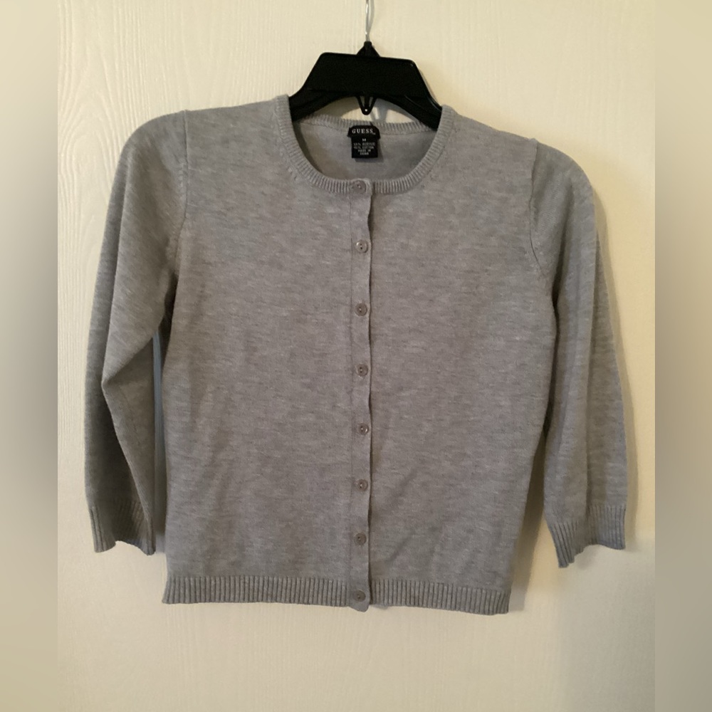 Guess button up sweater.